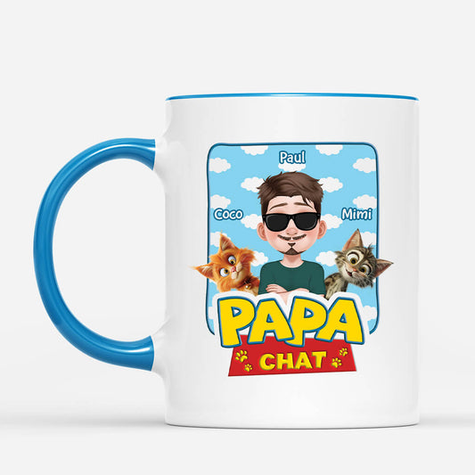 4047MFR2 mug pour amoureux des chats maman chat design cartoon colore 4047m5h0d