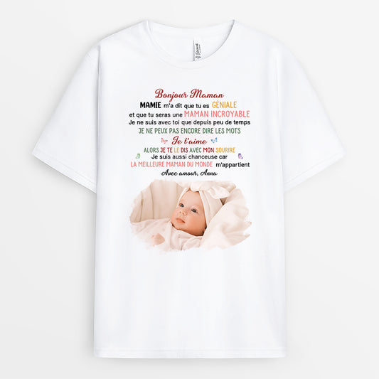 4055AFR1 t shirt femme personnalise bonjour maman avec photo 4055a8l5a_eaab3c1f 06cc 4e55 a4e8 77b237d5602c