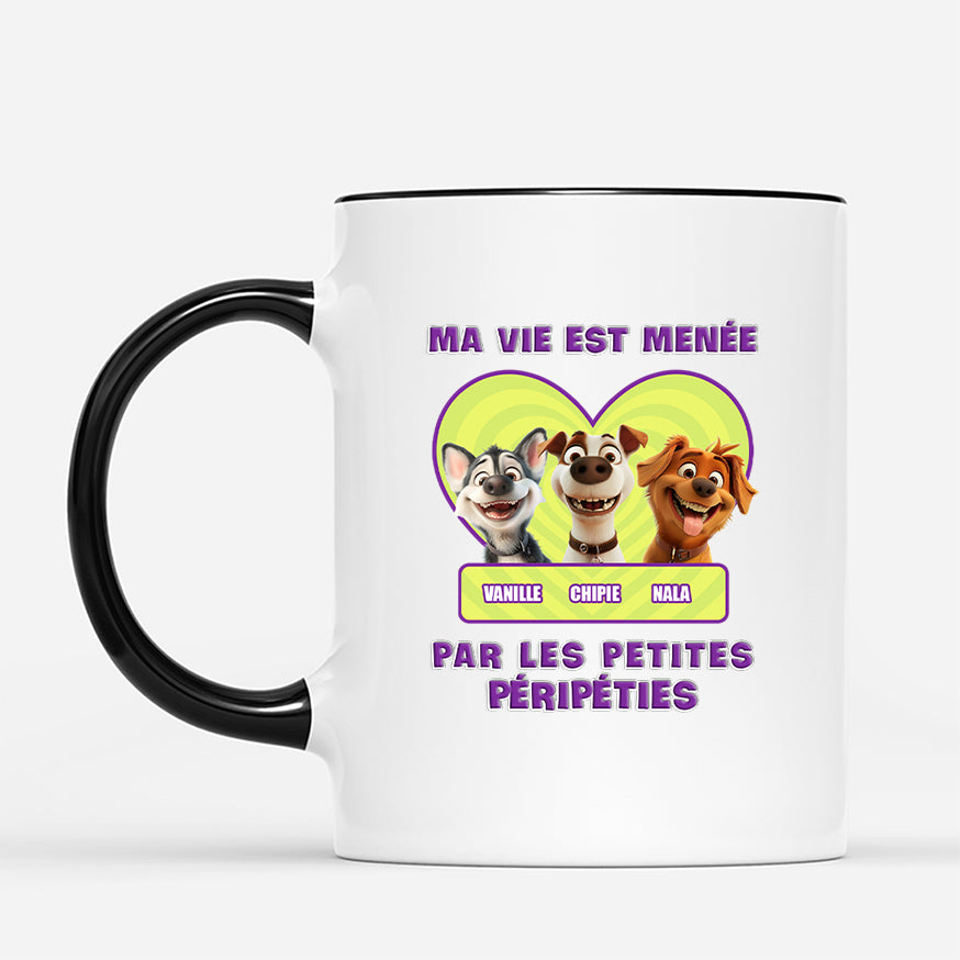 4057MFR2 mug personnalise avec chien les petites peripeties humour 4057mkk5c