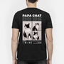 4065AFR2 t shirt personnalise super papa  maman chat avec photos 4065atm5d