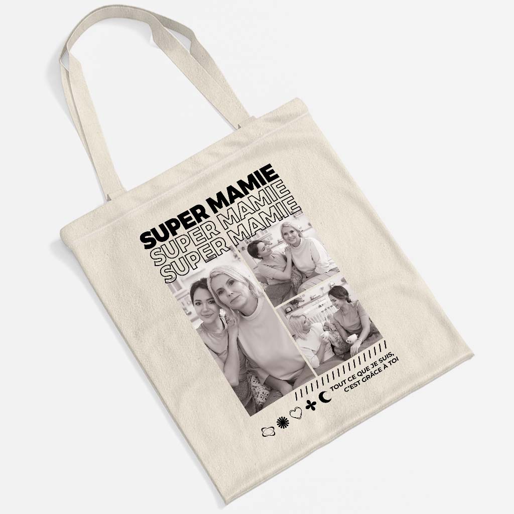 4065BFR2 meilleure maman tote bag personnalise avec photo 4065btm5a