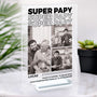 4065RFR2 meilleur papa plaque en acrylique personnalisee avec photo 4065rtm5b