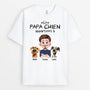 4071AFR1 tee shirt personnalise chien ce papa appartient a design cartoon 4071a8i0c