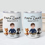4071TFR2 mug isotherme 355ml personnalise cette maman chat appartient a design cartoon 4071t8i0d