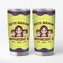4073TFR1 effet dimpression 3d mug isotherme 590ml personnalise ce papa appartient a vert et violet 4073t3i0a
