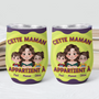 4073TFR2 effet dimpression 3d mug isotherme 355ml personnalise ce papa appartient a vert et violet 4073t3i0b