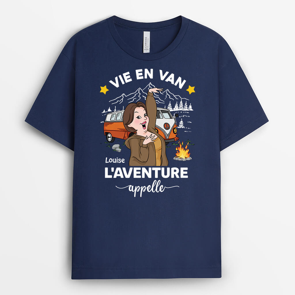 4077AFR2 t shirt pour homme personnalise la bande de camping 4077a6q0b