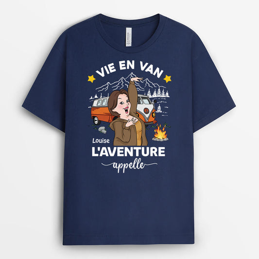 4077AFR2 t shirt pour homme personnalise la bande de camping 4077a6q0b
