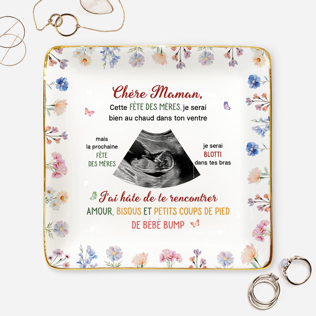Chère Maman Avec Photo - Cadeau Personnalisé | Coupelle À Bijoux Pour Fête Des Mères