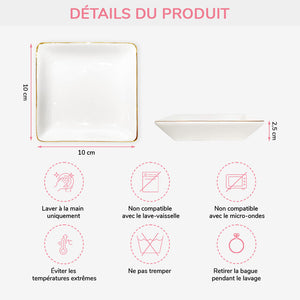 41002FR3 coupelle a bijoux personnalise pour fete des meres chere maman photo 410028m5a