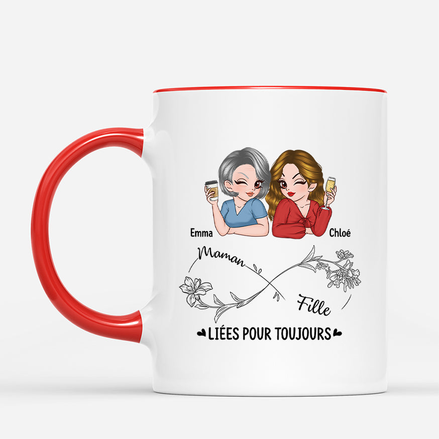 4119MFR2 mug personnalise maman liees pour toujours symbole eternel 4119m3k0a