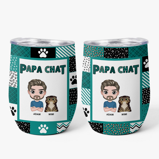 4123TFR1 mug isotherme 355ml papa chat patchwork de pattes 4123ttn8d_cbe6410c 0a1a 4fc5 9685 7b098296a4c0