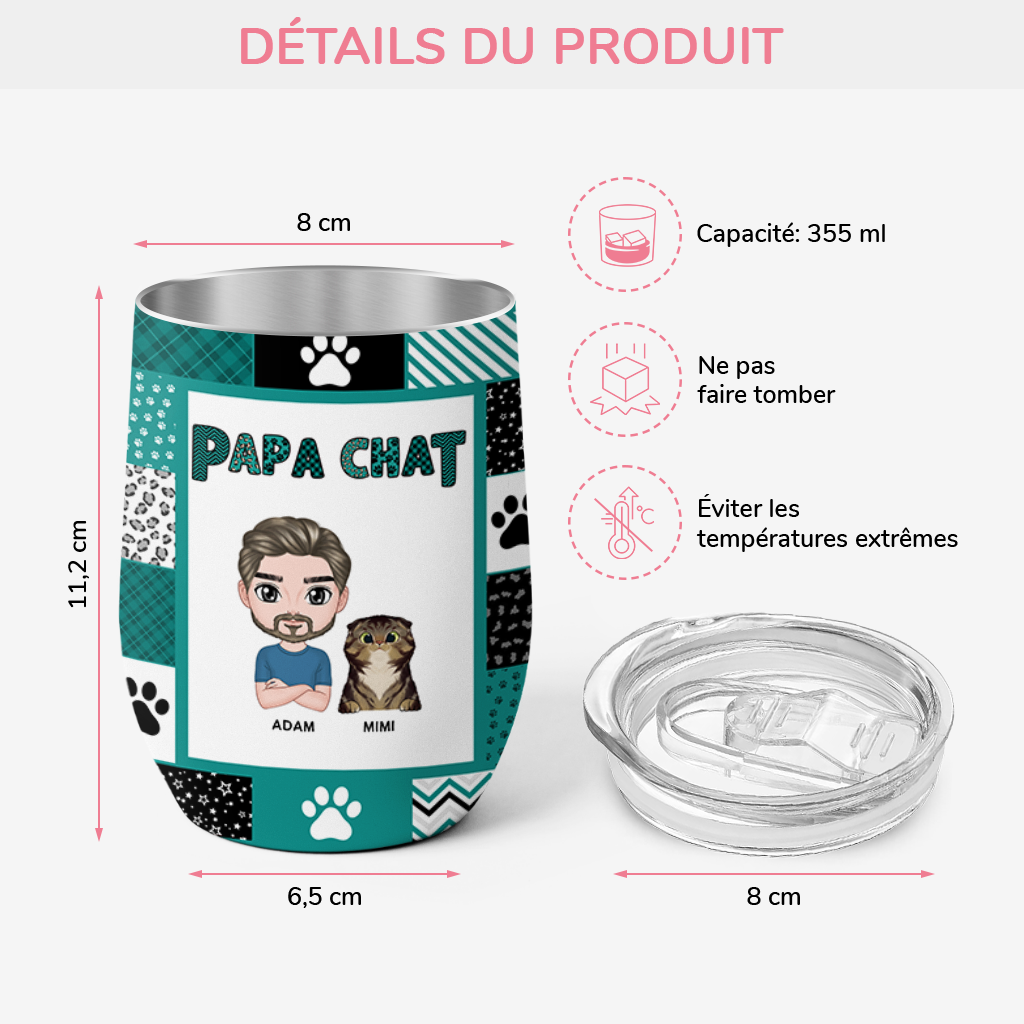 4123TFR3 mug isotherme 355ml papa chat patchwork de pattes 4123ttn8d_8651acf1 54ea 4201 b8c1 13e60aa624c5