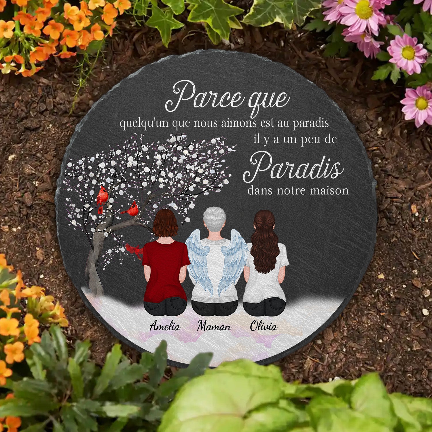 4126QFR3 pierre commemorative personnalisee pour maman paradis dans notre maison photo 4126qtl0a_fa4ef211 c76e 4bd9 b3a5 ffa88db6b315
