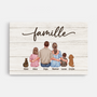 4130CFR1 toile personnalisee avec parents la famille vue de dos 4130c