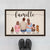 La Famille Vue De Dos - Cadeau Personnalisé | Paillasson Pour Famille