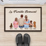 4130DFR2 paillasson personnalise famille vue de dos 4130d6t5i