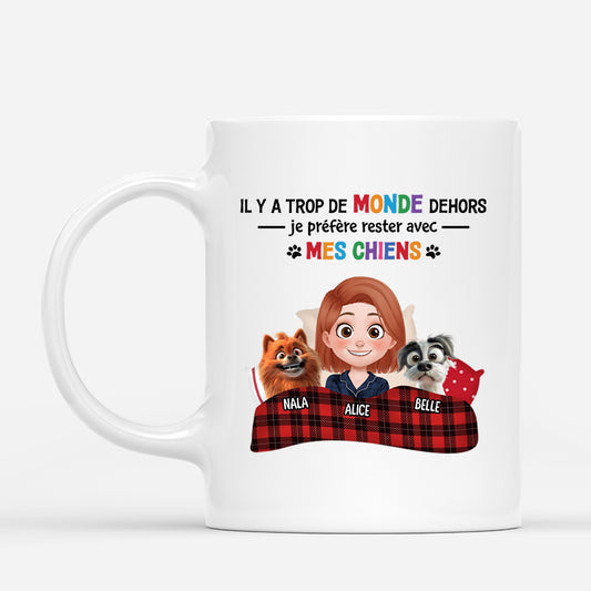 4138MFR1 mug pour amoureux des chiens etre avec mes chiens design cartoon 4138mkm0c_5f74a28d 258f 4635 86fe 64a762321d91