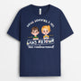 4143AFR2 tee shirt personnalise noir pour papa nous sommes a toi 4143a5t0b