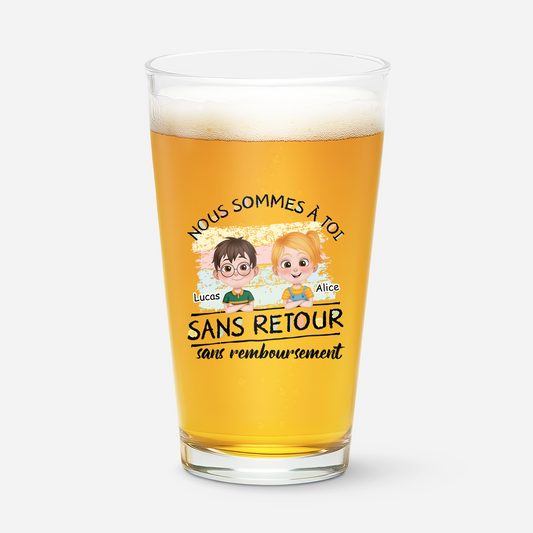 4143IFR1 verre a biere personnalise pour papa nous sommes a toi 4143i8h0b