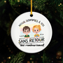 4143OFR1 ornement ceramique personnalise pour papa nous sommes a toi 4143o8h0b