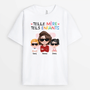 4147AFR1 t shirt maman personnalise telle mere tels enfants design cartoon 4147akh0a