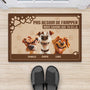 4153DFR2 paillasson chien personnalise pas besoin de frapper design cartoon 4153d5t5c_6fe64a36 f060 4416 9cd0 c825ebdec887