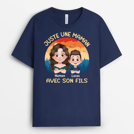 4168AFR2 mug personnalise juste un papa et sa fille design cartoon 4168a6i0b