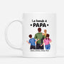 4174MFR1 mug personnalise la bande a papa famille tourner le dos 4174m6h0b