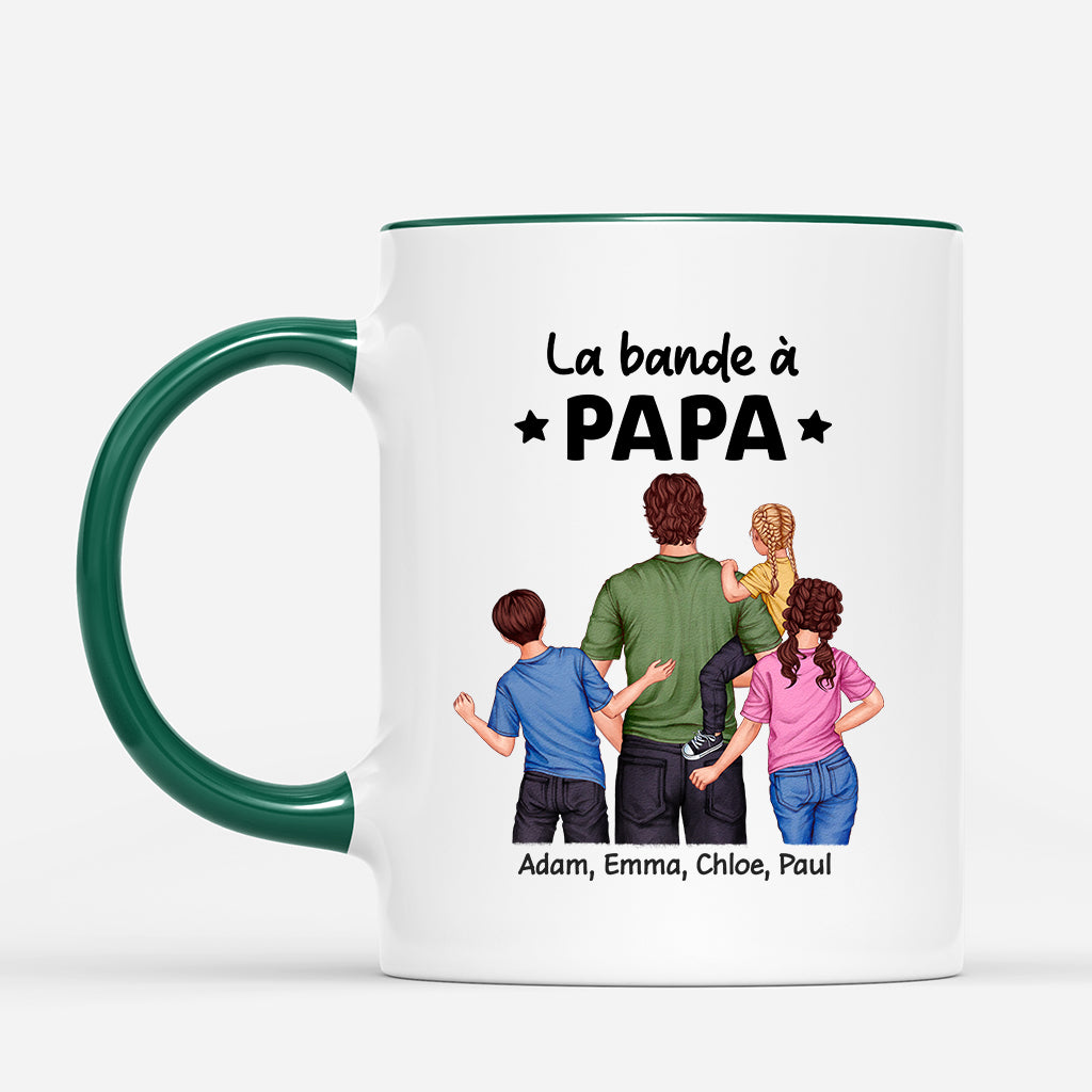 4174MFR2 mug personnalise la bande a papa famille tourner le dos 4174m6h0b