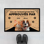 4199DFR1 paillasson personnalise animaux tous les invites doivent etre approuves 4199d