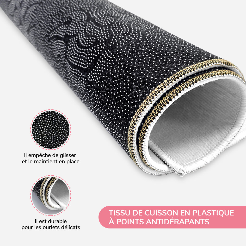 4211DFR3 paillasson personnalise chat veuillez garder la porte fermee design cartoon 4211d5m5d