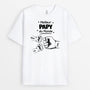 4213AFR2 t shirt personnalise meilleur papa du monde version simple 4213a8m8b