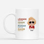 4235MFR1 mug personnalise legende femme maman mamie design cartoon 4235m5l5a