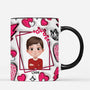 4245MFR3 effet dimpression 3d mug personnalise maman design cartoon bleu et rose 4245m6l5a