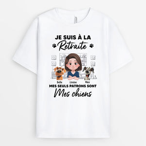 4263AFR1 mug personnalise pour amoureux des chiens mes seuls patrons design cartoon 4263atk0c
