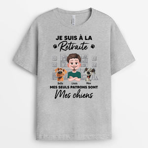4263AFR2 mug personnalise pour amoureux des chiens mes seuls patrons design cartoon 4263atk0c