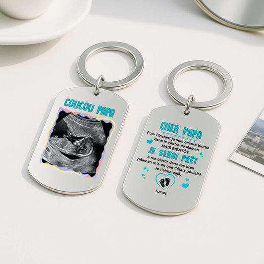 4269JFR2 porte cle aluminium personnalise photo chere maman 4269jtl5b