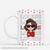 Femme Cool Design Cartoon Avec Nom 3D - Cadeau Personnalisé | Mug Pour Femme