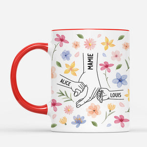 4283MFR2 mug personnalise maman floral 4283m5m5a