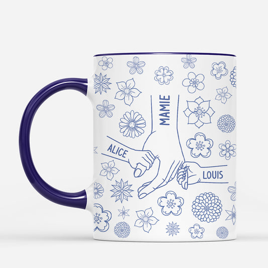 4286MFR2 effet dimpression 3d mug personnalise maman fleurs roses simples 4286mkm3a