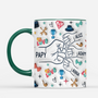 4288MFR2 effet dimpression 3d mug personnalise papa notre heros 4288m8n5b