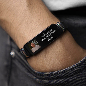4289JFR2 bracelet personnalise tu ne marches jamais seule photo 4289j5t5a