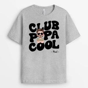 4294AFR2 tee shirt personnalise club papa cool 4294akt0b