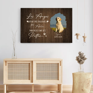 4315CFR3 toile personnalise chien avec citation 4315ctl5c_ec829883 8fa7 448b 8f47 30d644f67a6f
