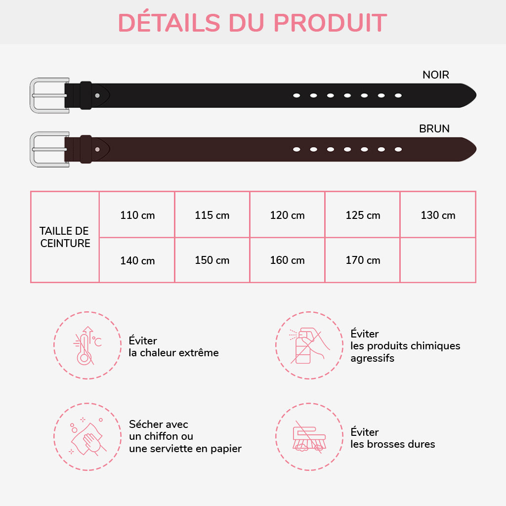 4350JFR3 ceinture en cuir gravee pense a moi chaque fois que tu enleves ton pantalon 4350j5m5g