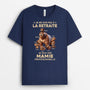 4369AFR2 t shirt personnalise retraite papy ours professionnel design cartoon 4369a