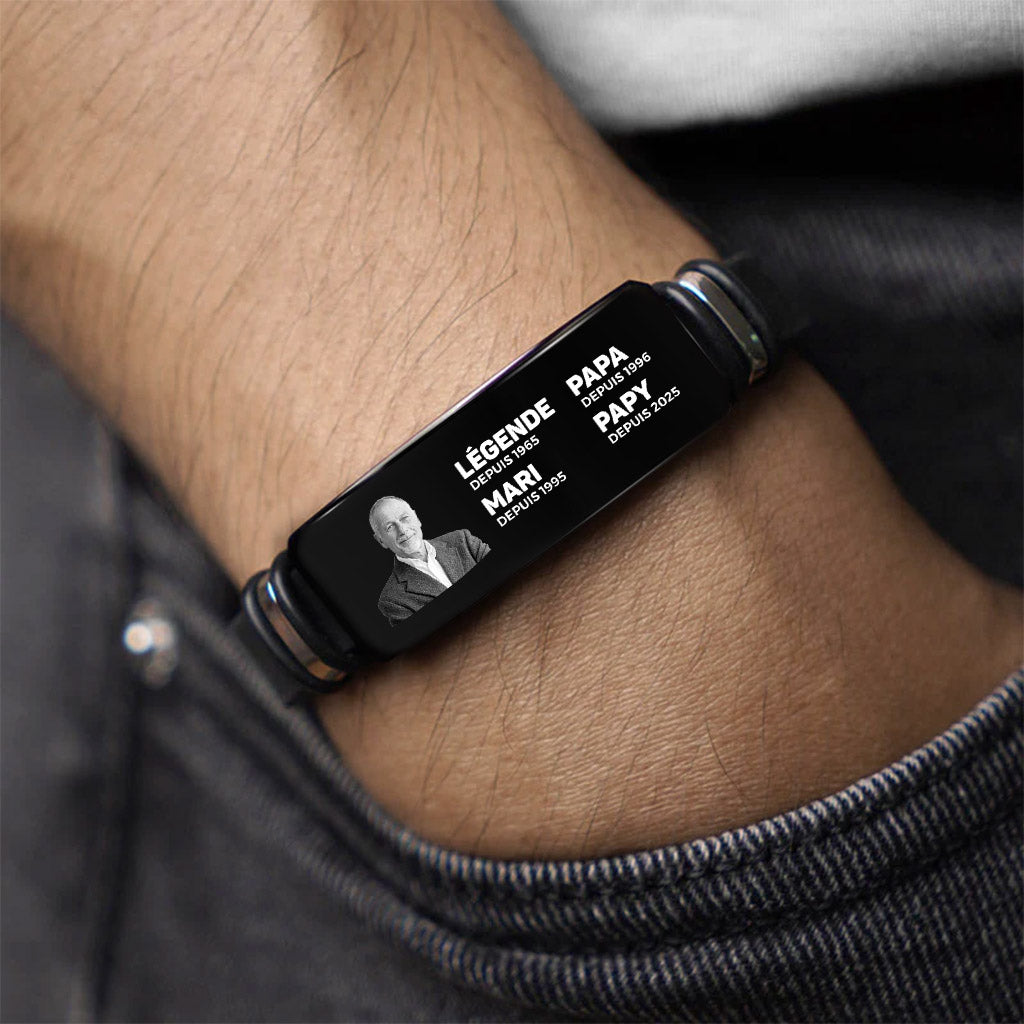 4413JFR2 bracelet homme personnalise legende avec photo 4413j5t5b_ca8abdd2 44c8 4609 a596 f7d7ab621c9c