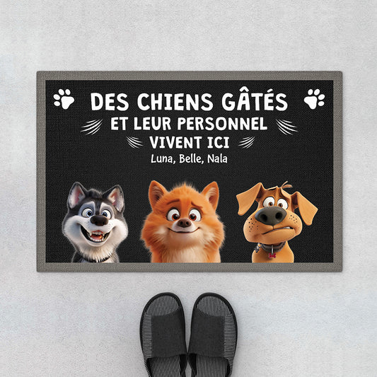 4414DFR1 paillasson personnalise chien dessin humour 4414d_a44be097 f1b0 4528 9456 f4f3d497947c