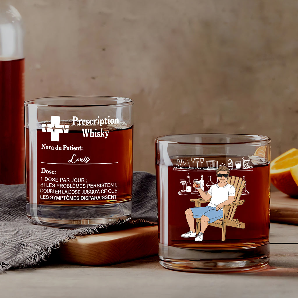 Prescription Whisky - Verre À Whisky Personnalisé Pour Homme